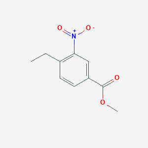 Chemical structure of Methyl 4-ethyl-3-nitrobenzoate