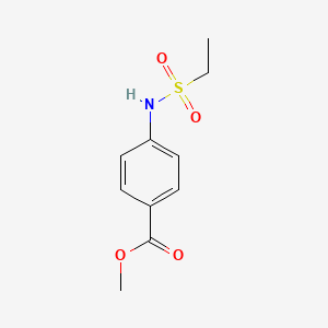 Chemical structure of Methyl 4-ethanesulfonamidobenzoate