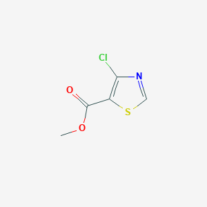 Chemical structure of Methyl 4-chlorothiazole-5-carboxylate