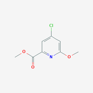 Chemical structure of Methyl 4-chloro-6-methoxypicolinate
