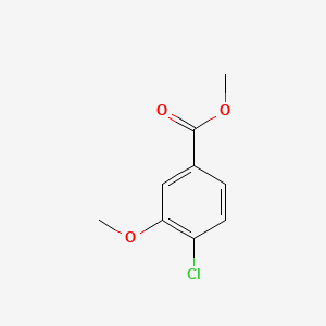 Chemical structure of Methyl 4-chloro-3-methoxybenzoate