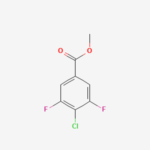 Chemical structure of Methyl 4-chloro-3,5-difluorobenzoate