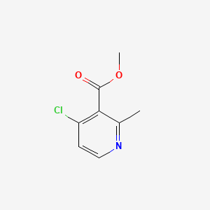 Chemical structure of Methyl 4-chloro-2-methylnicotinate