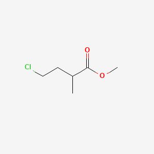 Chemical structure of Methyl 4-Chloro-2-methylbutyrate