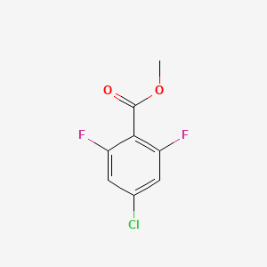 Chemical structure of Methyl 4-chloro-2,6-difluorobenzoate