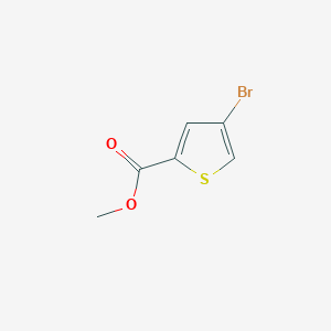 Chemical structure of Methyl 4-bromothiophene-2-carboxylate