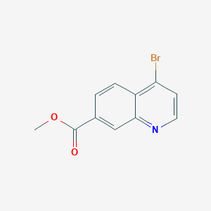Chemical structure of Methyl 4-bromoquinoline-7-carboxylate