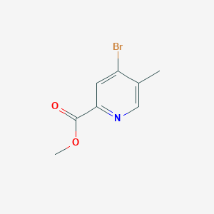 Chemical structure of Methyl 4-bromo-5-methylpicolinate