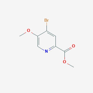 Chemical structure of Methyl 4-bromo-5-methoxypicolinate