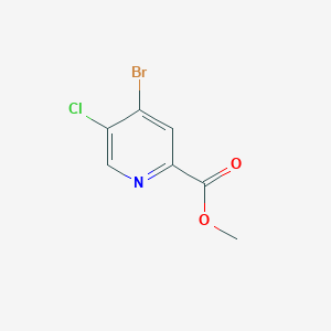 Chemical structure of Methyl 4-bromo-5-chloropicolinate