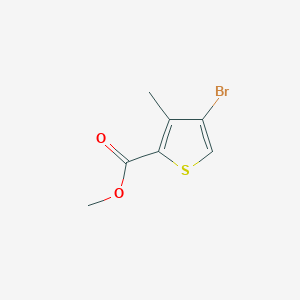 Chemical structure of Methyl 4-bromo-3-methylthiophene-2-carboxylate