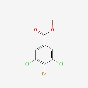 Chemical structure of Methyl 4-bromo-3,5-dichlorobenzoate