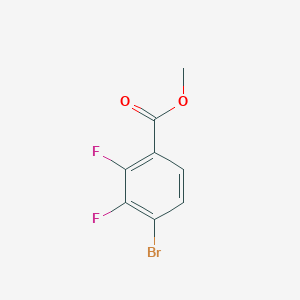 Chemical structure of Methyl 4-bromo-2,3-difluorobenzoate