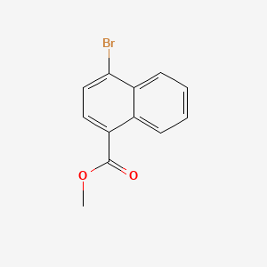 Chemical structure of Methyl 4-Bromo-1-naphthoate
