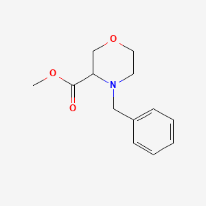 Chemical structure of Methyl 4-Benzyl-3-morpholinecarboxylate