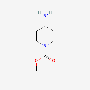 Chemical structure of Methyl 4-aminopiperidine-1-carboxylate