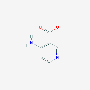Chemical structure of Methyl 4-amino-6-methylnicotinate