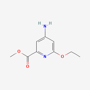 Chemical structure of Methyl 4-amino-6-ethoxypicolinate