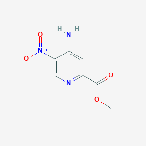 Chemical structure of Methyl 4-amino-5-nitropicolinate