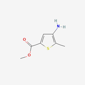Chemical structure of Methyl 4-amino-5-methylthiophene-2-carboxylate