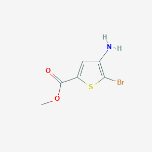 Chemical structure of Methyl 4-amino-5-bromothiophene-2-carboxylate