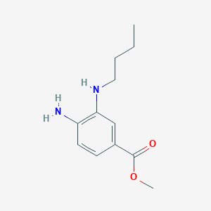 Chemical structure of Methyl 4-amino-3-(butylamino)benzoate
