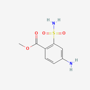 Chemical structure of Methyl 4-amino-2-sulfamoylbenzoate
