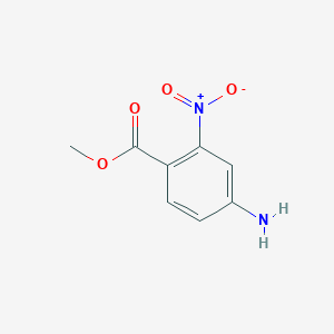 Chemical structure of Methyl 4-amino-2-nitrobenzoate
