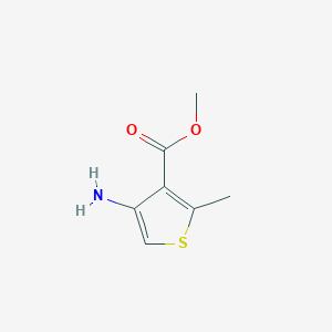 Chemical structure of Methyl 4-amino-2-methylthiophene-3-carboxylate