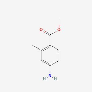 Chemical structure of Methyl 4-amino-2-methylbenzoate