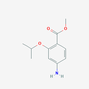 Chemical structure of Methyl 4-amino-2-isopropoxybenzoate