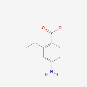 Chemical structure of Methyl 4-amino-2-ethylbenzoate