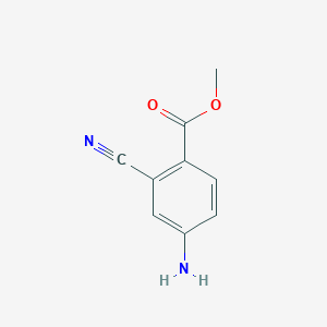 Chemical structure of Methyl 4-amino-2-cyanobenzoate