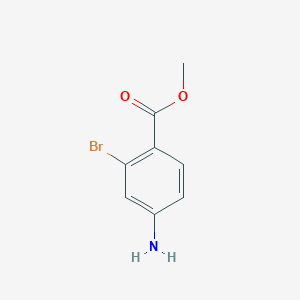 Chemical structure of Methyl 4-amino-2-bromobenzoate