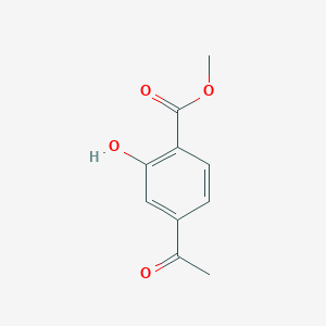 Chemical structure of Methyl 4-acetyl-2-hydroxybenzoate