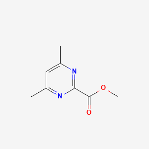 Chemical structure of Methyl 4,6-dimethylpyrimidine-2-carboxylate