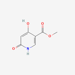 Chemical structure of Methyl 4,6-dihydroxynicotinate