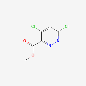 Chemical structure of Methyl 4,6-dichloropyridazine-3-carboxylate