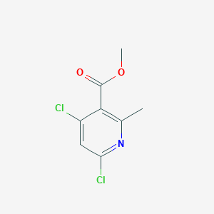 Chemical structure of Methyl 4,6-dichloro-2-methylnicotinate