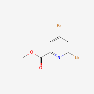 Chemical structure of Methyl 4,6-dibromopicolinate