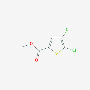 Chemical structure of Methyl 4,5-dichlorothiophene-2-carboxylate