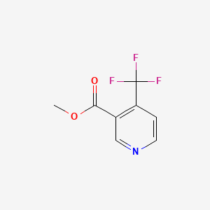 Chemical structure of Methyl 4-(trifluoromethyl)nicotinate
