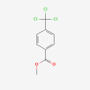 Chemical structure of Methyl 4-(trichloromethyl)benzoate