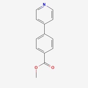 Chemical structure of Methyl 4-(4-pyridinyl)benzoate