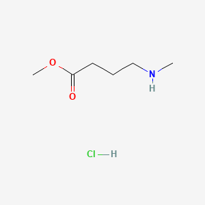 Chemical structure of Methyl 4-(methylamino)butanoate hcl