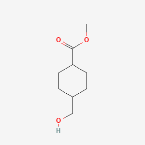Chemical structure of Methyl 4-(hydroxymethyl)cyclohexanecarboxylate