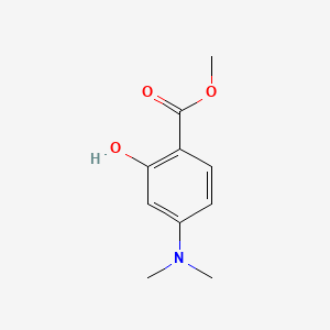 Chemical structure of Methyl 4-(dimethylamino)-2-hydroxybenzoate