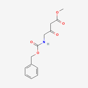 Chemical structure of Methyl 4-(Cbz-Amino)-3-oxobutanoate