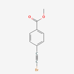Chemical structure of Methyl 4-(Bromoethynyl)Benzoate