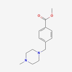 Chemical structure of Methyl 4-(4-Methylpiperazinomethyl)benzoate2HCl